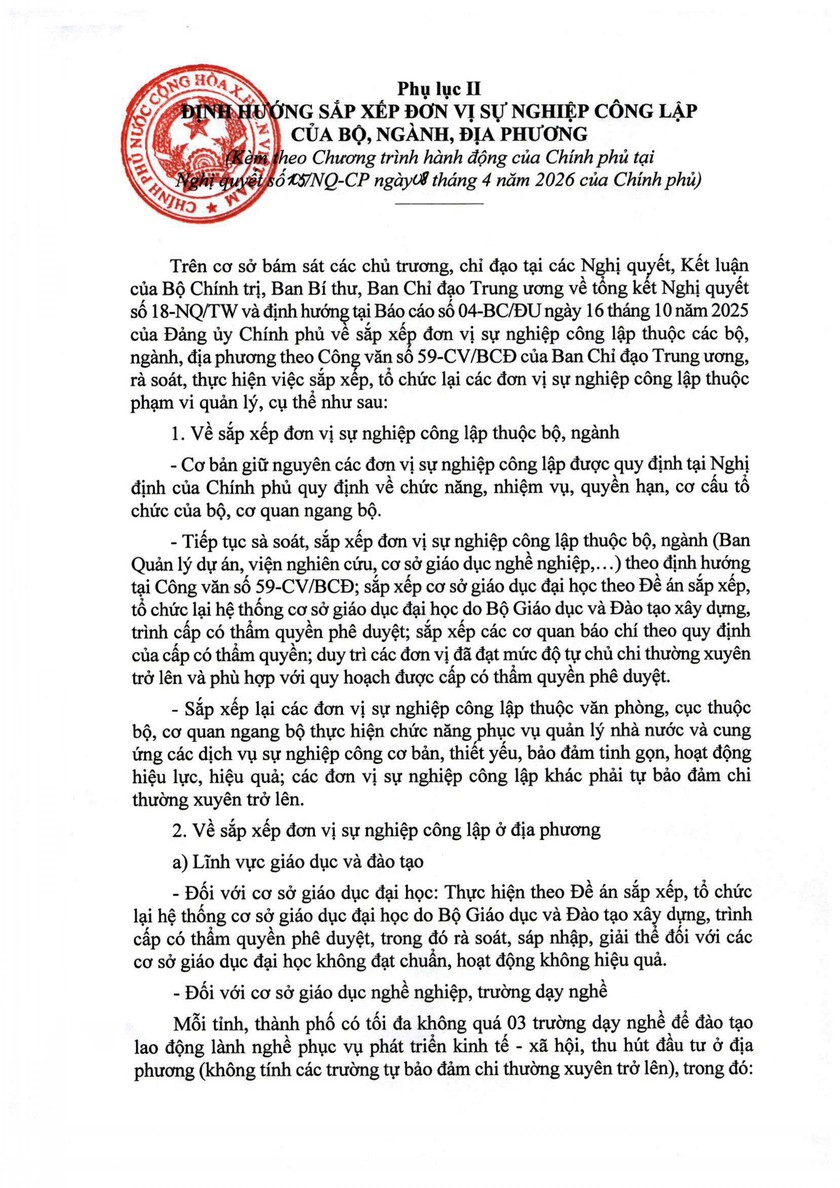 Nghị quyết 105/NQ-CP của Ch&iacute;nh phủ về tiếp tục x&acirc;y dựng, ho&agrave;n thiện tổ chức bộ m&aacute;y - Ảnh 25.