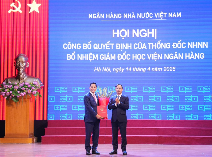 Bổ nhiệm PGS.TS. B&ugrave;i Hữu To&agrave;n l&agrave;m Gi&aacute;m đốc Học viện Ng&acirc;n h&agrave;ng - Ảnh 1.