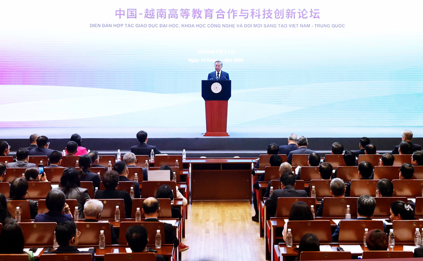 BUV tham gia Diễn đàn cấp cao tại Đại học Thanh Hoa, góp phần thúc đẩy hợp tác giáo dục Việt - Trung - Ảnh 1.