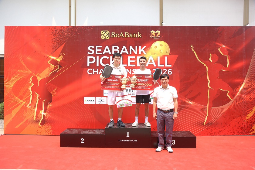 SeABank Pickleball Championship 2026: 416 VĐV tranh tài, gây quỹ từ thiện gần 620 triệu đồng cho giáo dục và môi trường- Ảnh 3. SeABank Pickleball Championship 2026: 416 VĐV tranh tài, gây quỹ từ thiện gần 620 triệu đồng cho giáo dục và môi trường- Ảnh 3.