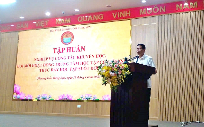 Hưng Y&ecirc;n tập huấn, th&uacute;c đẩy chuyển đổi số trong hoạt động khuyến học - Ảnh 2.