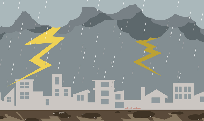 Kh&ocirc;ng kh&iacute; lạnh g&acirc;y mưa, trời chuyển m&aacute;t - Ảnh 1.