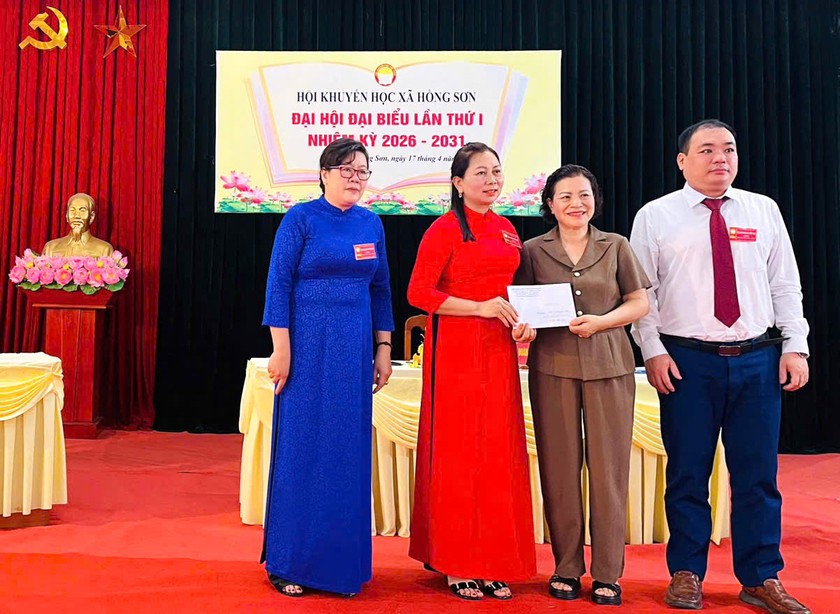 Hội Khuyến học x&atilde; Hồng Sơn (Tuy&ecirc;n Quang) tổ chức Đại hội đại biểu nhiệm kỳ 2026-2031 - Ảnh 3.