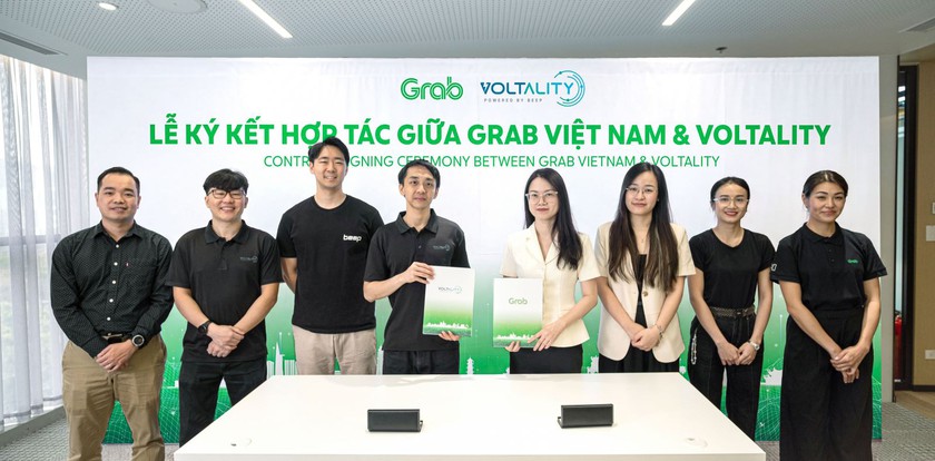 Bước chuyển đổi xanh của Grab - Ảnh 1.
