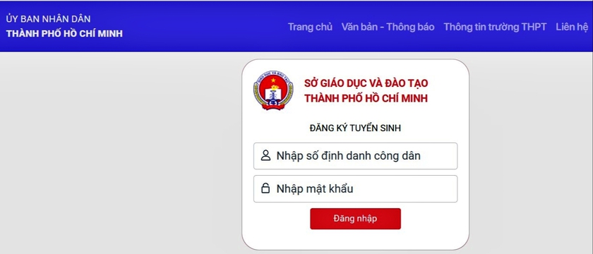 Học sinh ở Th&agrave;nh phố Hồ Ch&iacute; Minh bắt đầu đăng k&yacute; nguyện vọng v&agrave;o lớp 10 - Ảnh 1.