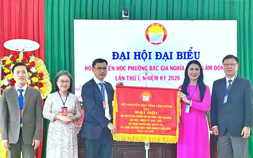 Bắc Gia Nghĩa (L&acirc;m Đồng) tổ chức th&agrave;nh c&ocirc;ng Đại hội điểm Hội Khuyến học phường lần thứ I - Ảnh 1.