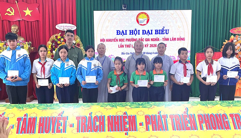 Bắc Gia Nghĩa (L&acirc;m Đồng) tổ chức th&agrave;nh c&ocirc;ng Đại hội điểm Hội Khuyến học phường lần thứ I - Ảnh 5.