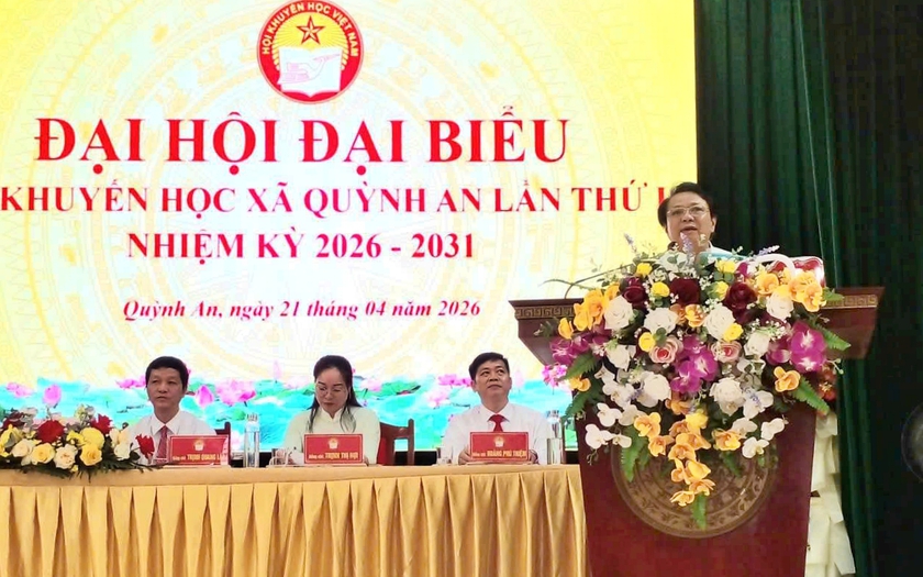 Đại hội Hội Khuyến học x&atilde; Quỳnh An (Hưng Y&ecirc;n) lan tỏa phong tr&agrave;o học tập suốt đời trong giai đoạn mới - Ảnh 1.