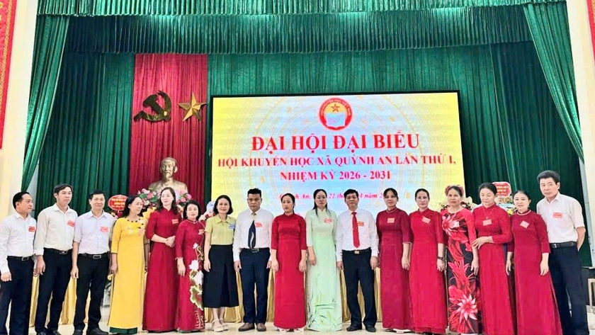 Đại hội Hội Khuyến học x&atilde; Quỳnh An (Hưng Y&ecirc;n) lan tỏa phong tr&agrave;o học tập suốt đời trong giai đoạn mới - Ảnh 5.