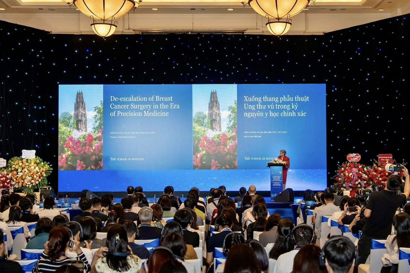 Bệnh viện K hội thảo quốc tế về ung thư v&uacute; - Ảnh 1.