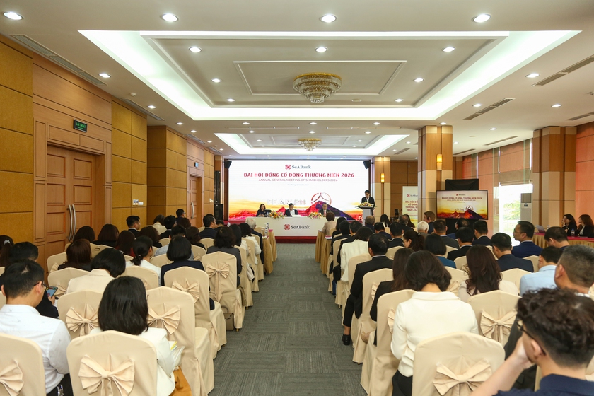 Đại hội đồng cổ đ&ocirc;ng thường ni&ecirc;n 2026: SeABank chốt trả cổ tức 20,5%, tăng vốn l&ecirc;n 34.688 tỷ đồng- Ảnh 1.