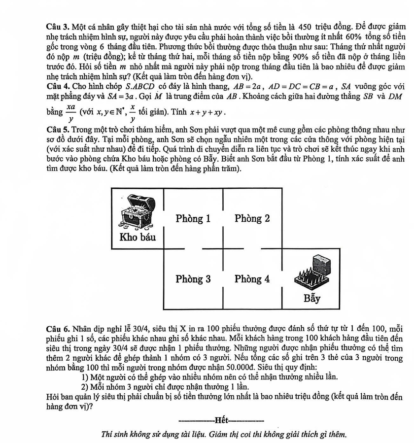 Đề thi thử tốt nghiệp trung học phổ th&ocirc;ng năm 2026 m&ocirc;n Sinh học của L&agrave;o Cai - Ảnh 1.