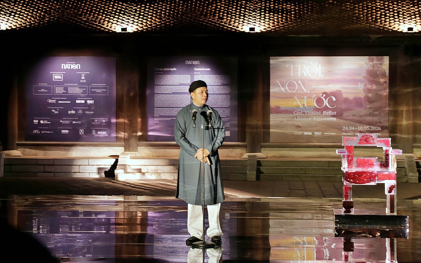 "Trời, Non, Nước | Allusive Panorama" giới thiệu 20 t&aacute;c phẩm hội hoạ của vua H&agrave;m Nghi - Ảnh 2.