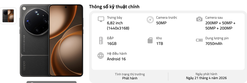 OPPO Find X9 Ultra: "Qu&aacute;i vật" camera của năm 2026? - Ảnh 2.