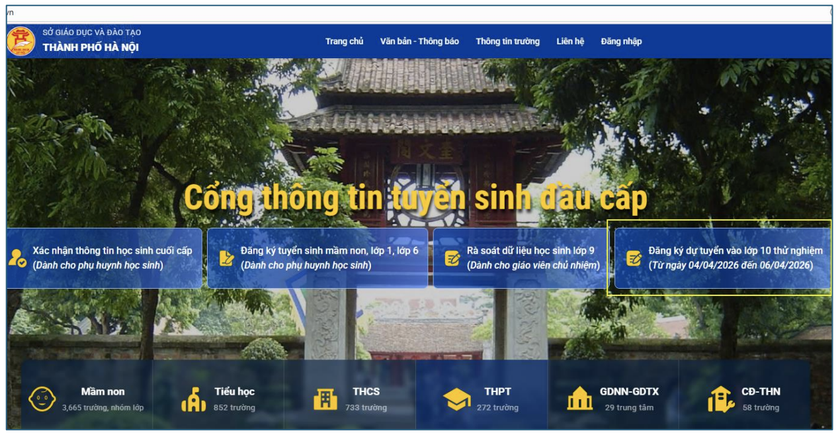 H&agrave; Nội hướng dẫn c&aacute;ch đăng k&yacute; trực tuyến dự thi lớp 10 năm 2026 - Ảnh 9.