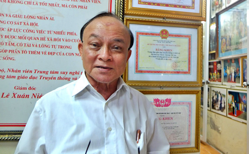 Thương binh L&ecirc; Xu&acirc;n Ni&ecirc;m - mang "chất l&iacute;nh" v&agrave;o gi&aacute;o dục lịch sử, truyền thống, văn ho&aacute; - Ảnh 2.
