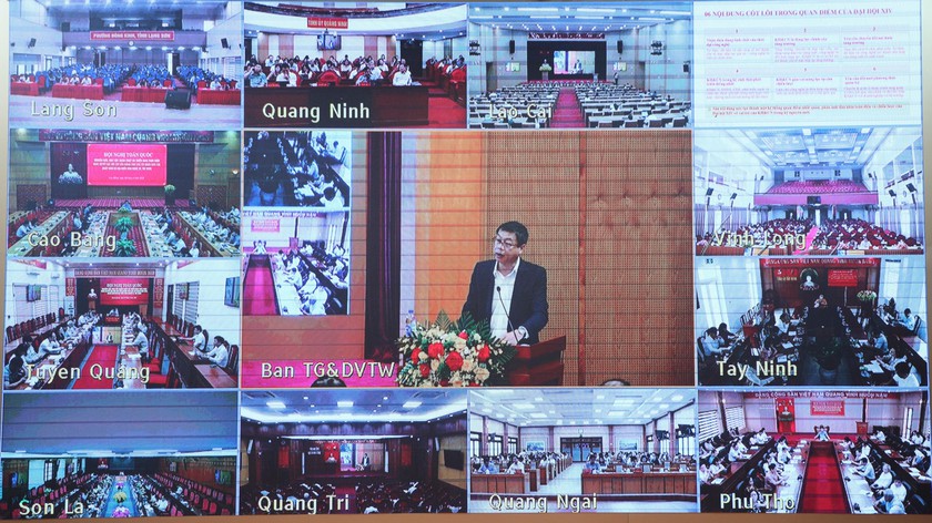 Hội nghị toàn quốc triển khai Nghị quyết Đại hội XIV cho cơ quan báo chí, giới trí thức, văn nghệ sĩ - Ảnh 3.