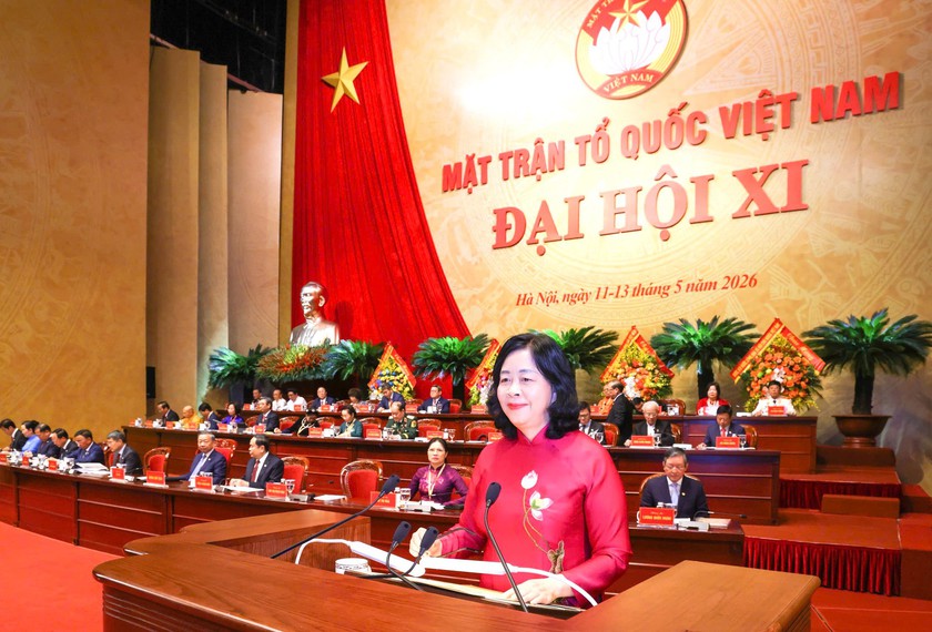 Đại hội đại biểu to&agrave;n quốc MTTQ Việt Nam lần thứ XI tập trung tr&iacute; tuệ, đổi mới hoạt động v&igrave; d&acirc;n gi&agrave;u, nước mạnh - Ảnh 1.
