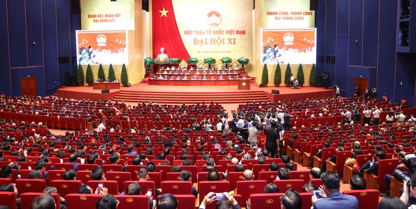 Đại hội đại biểu to&agrave;n quốc MTTQ Việt Nam lần thứ XI tập trung tr&iacute; tuệ, đổi mới hoạt động v&igrave; d&acirc;n gi&agrave;u, nước mạnh - Ảnh 2.