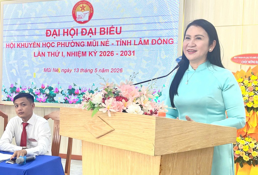 Hội Khuyến học phường Mũi N&eacute; (L&acirc;m Đồng) tổ chức Đại hội đại biểu lần thứ I, nhiệm kỳ 2026-2031 - Ảnh 4.