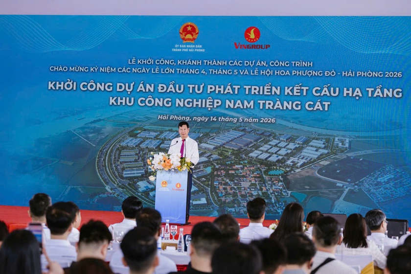Vinhomes khởi c&ocirc;ng dự &aacute;n đầu tư ph&aacute;t triển kết cấu hạ tầng tại Hải Ph&ograve;ng  - Ảnh 2.
