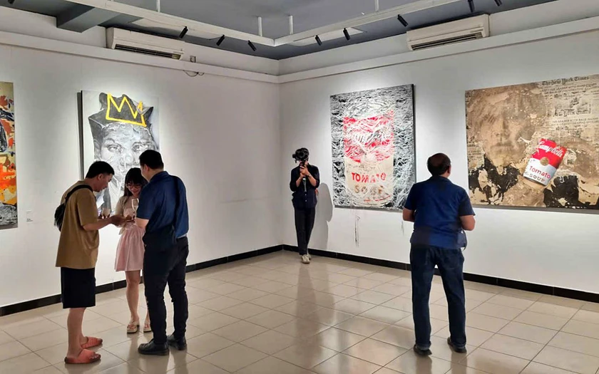 "Những tầng k&yacute; ức" đối thoại giữa hoạ sĩ Vichit Nongnual v&agrave; lịch sử Mỹ thuật - Ảnh 7.