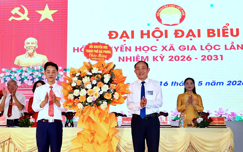 X&atilde; Gia Lộc, Hải Ph&ograve;ng ra mắt Quỹ Thắp s&aacute;ng ước lan th&uacute;c đẩy khuyến học, khuyến t&agrave;i - Ảnh 2.