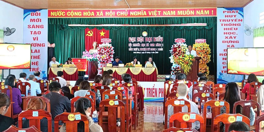 Hội Khuyến học xã Đam Rông 1 (Lâm Đồng) tổ chức Đại hội đại biểu lần thứ I - Ảnh 3.