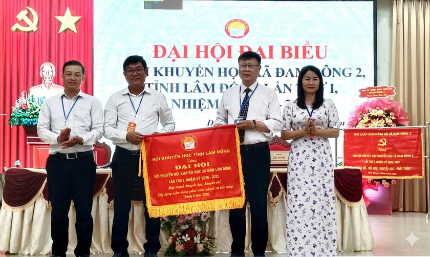 Đại hội đại biểu Hội Khuyến học x&atilde; Đam R&ocirc;ng 2 (L&acirc;m Đồng) đẩy mạnh khuyến học gắn với chuyển đổi số - Ảnh 1.