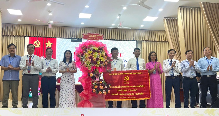 Đại hội đại biểu Hội Khuyến học x&atilde; Đam R&ocirc;ng 2 (L&acirc;m Đồng) đẩy mạnh khuyến học gắn với chuyển đổi số - Ảnh 2.