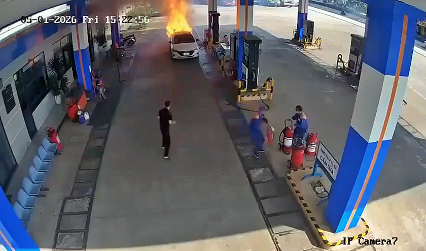 X&aacute;c định nguy&ecirc;n nh&acirc;n ch&aacute;y khiến 2 người tử vong tr&ecirc;n xe tại c&acirc;y xăng  - Ảnh 1.