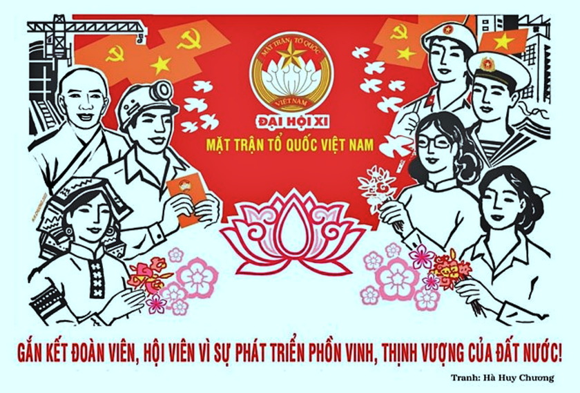 Chương tr&igrave;nh h&agrave;nh động của Đại hội đại biểu to&agrave;n quốc Mặt trận Tổ quốc Việt Nam lần thứ XI - Ảnh 2.