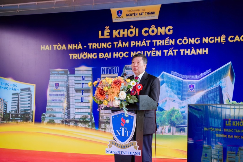 Trường Đại học Nguyễn Tất Th&agrave;nh khởi c&ocirc;ng x&acirc;y dựng hai t&ograve;a nh&agrave; Global Hub v&agrave; Innovation Hub hơn 300 tỷ đồng- Ảnh 2.