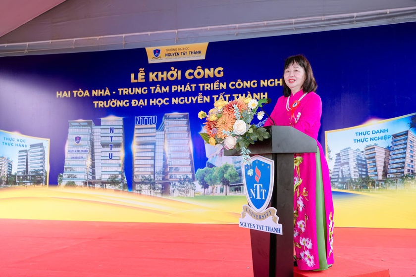 Trường Đại học Nguyễn Tất Th&agrave;nh khởi c&ocirc;ng x&acirc;y dựng hai t&ograve;a nh&agrave; Global Hub v&agrave; Innovation Hub hơn 300 tỷ đồng- Ảnh 1.