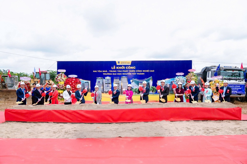 Trường Đại học Nguyễn Tất Th&agrave;nh khởi c&ocirc;ng x&acirc;y dựng hai t&ograve;a nh&agrave; Global Hub v&agrave; Innovation Hub hơn 300 tỷ đồng- Ảnh 3.