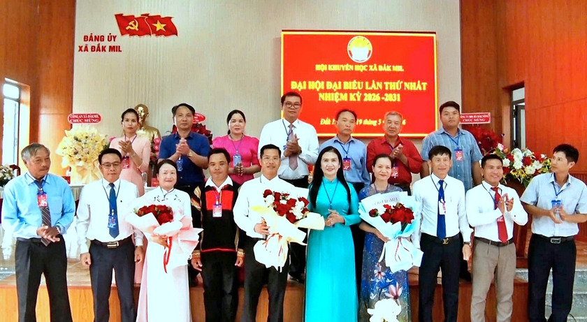 X&atilde; Đắk Mil (L&acirc;m Đồng) tổ chức Đại hội đại biểu Hội Khuyến học lần thứ I, nhiệm kỳ 2026-2031 - Ảnh 3.