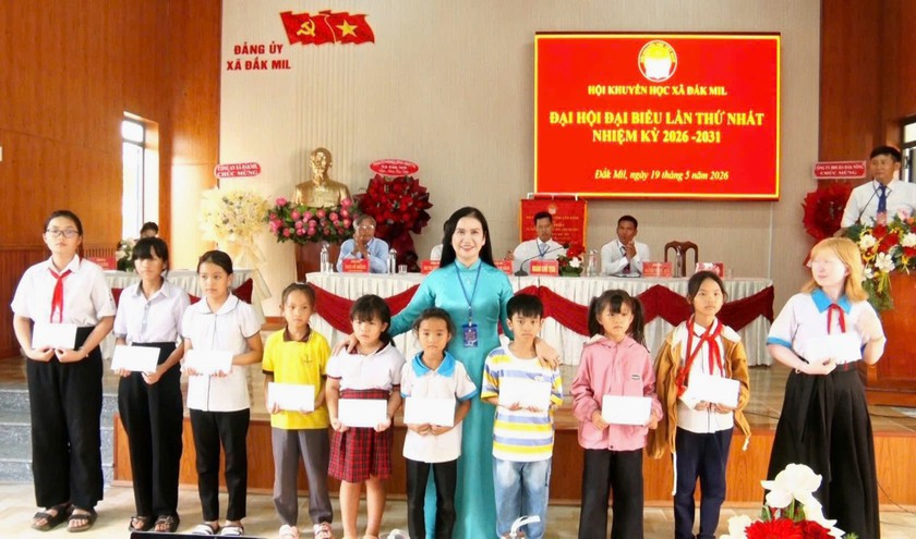 X&atilde; Đắk Mil (L&acirc;m Đồng) tổ chức Đại hội đại biểu Hội Khuyến học lần thứ I, nhiệm kỳ 2026-2031 - Ảnh 2.