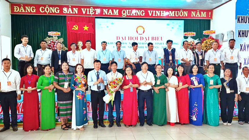 Hội Khuyến học x&atilde; Đam R&ocirc;ng 3 (L&acirc;m Đồng) tổ chức Đại hội đại biểu lần thứ I - Ảnh 4.