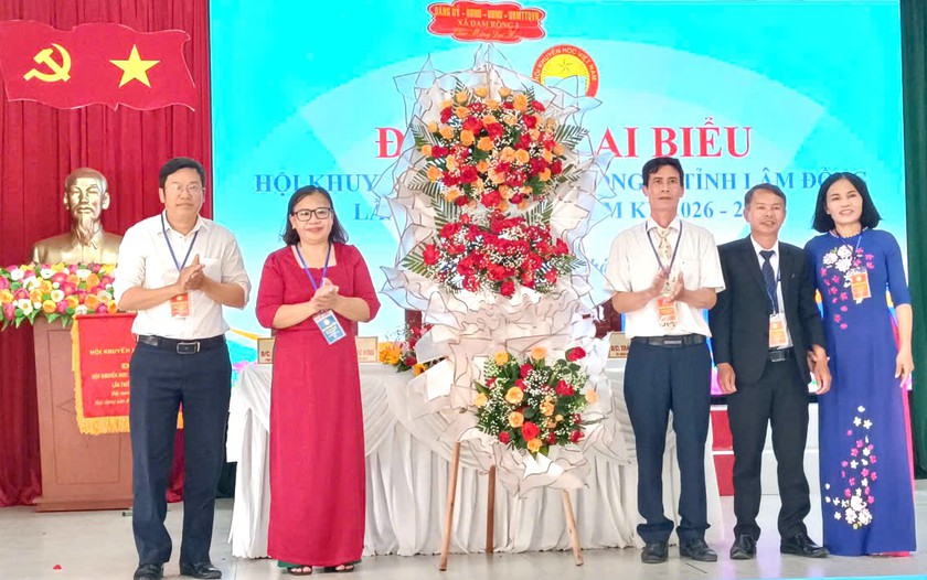 Hội Khuyến học x&atilde; Đam R&ocirc;ng 3 (L&acirc;m Đồng) tổ chức Đại hội đại biểu lần thứ I - Ảnh 2.