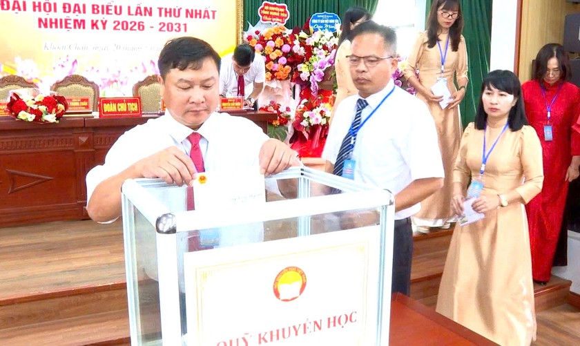 Đại hội đại biểu Hội Khuyến học x&atilde; Kho&aacute;i Ch&acirc;u lần thứ I, nhiệm kỳ 2026-2031 - Ảnh 2.