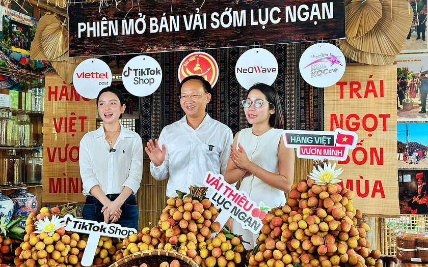 Ph&oacute; Chủ tịch Bắc Ninh b&aacute;n vải online, 20 ng&agrave;n mắt xem,  - Ảnh 1.