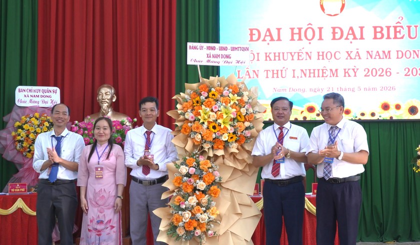 X&atilde; Nam Dong (L&acirc;m Đồng) tổ chức Đại hội đại biểu Hội Khuyến học lần thứ I - Ảnh 2.