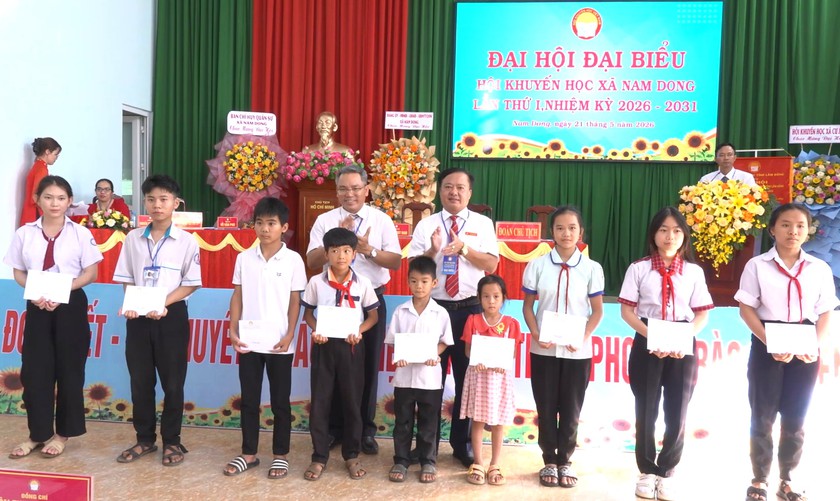 X&atilde; Nam Dong (L&acirc;m Đồng) tổ chức Đại hội đại biểu Hội Khuyến học lần thứ I - Ảnh 3.