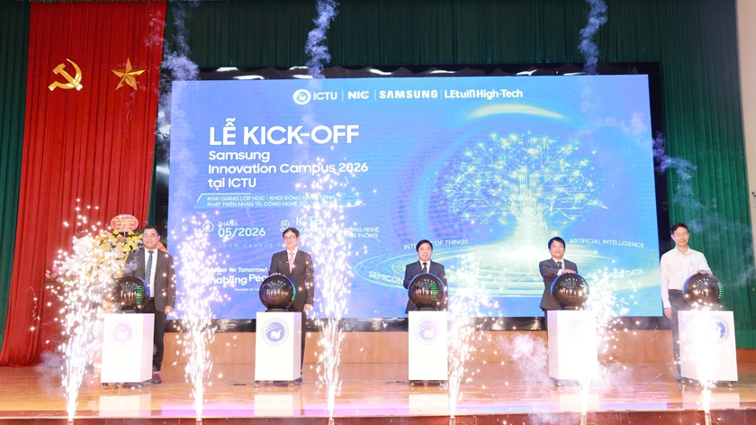 Th&aacute;i Nguy&ecirc;n: Trường Đại học C&ocirc;ng nghệ Th&ocirc;ng tin v&agrave; Truyền th&ocirc;ng (ICTU) phối hợp Samsung đ&agrave;o tạo nh&acirc;n lực c&ocirc;ng nghệ cao - Ảnh 4.