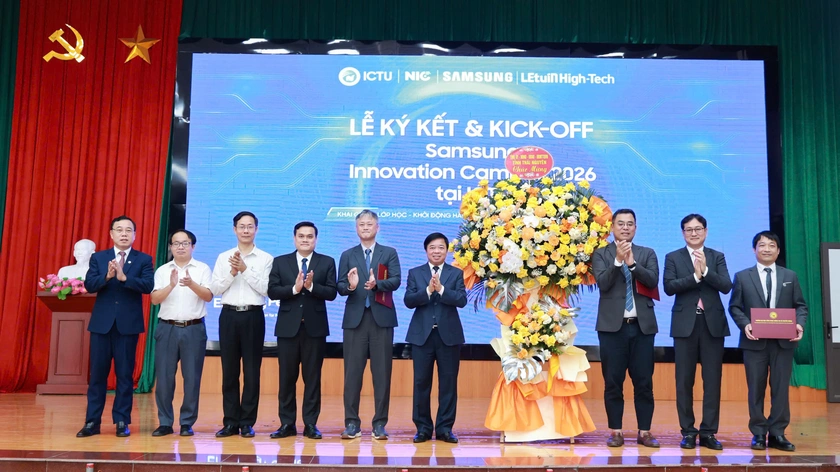 Th&aacute;i Nguy&ecirc;n: Trường Đại học C&ocirc;ng nghệ Th&ocirc;ng tin v&agrave; Truyền th&ocirc;ng (ICTU) phối hợp Samsung đ&agrave;o tạo nh&acirc;n lực c&ocirc;ng nghệ cao - Ảnh 8.