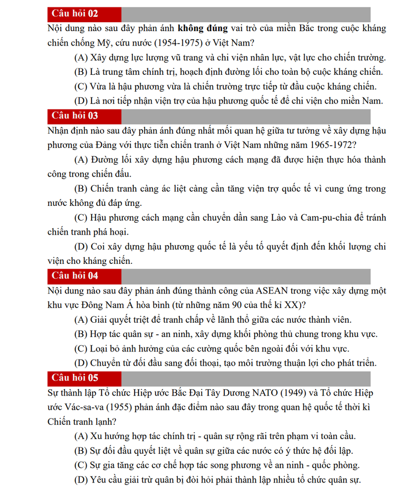 C&ocirc;ng bố đề tham khảo b&agrave;i thi đ&aacute;nh gi&aacute; năng lực v&agrave;o 23 trường qu&acirc;n đội - Ảnh 17.