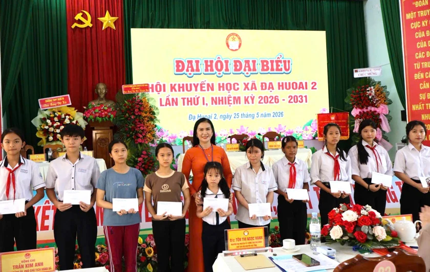 Hội Khuyến học x&atilde; Đạ Huoai 2 (L&acirc;m Đồng): Khởi sắc phong tr&agrave;o khuyến học sau s&aacute;p nhập đơn vị h&agrave;nh ch&iacute;nh - Ảnh 1.