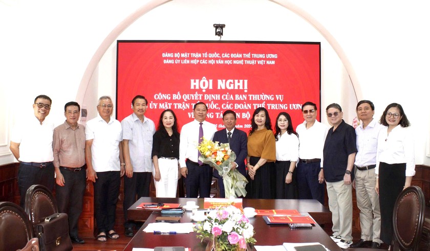 Chỉ định đồng chí Đỗ Hồng Quân giữ chức Bí thư Đảng ủy Liên hiệp các Hội Văn học nghệ thuật Việt Nam - Ảnh 3.
