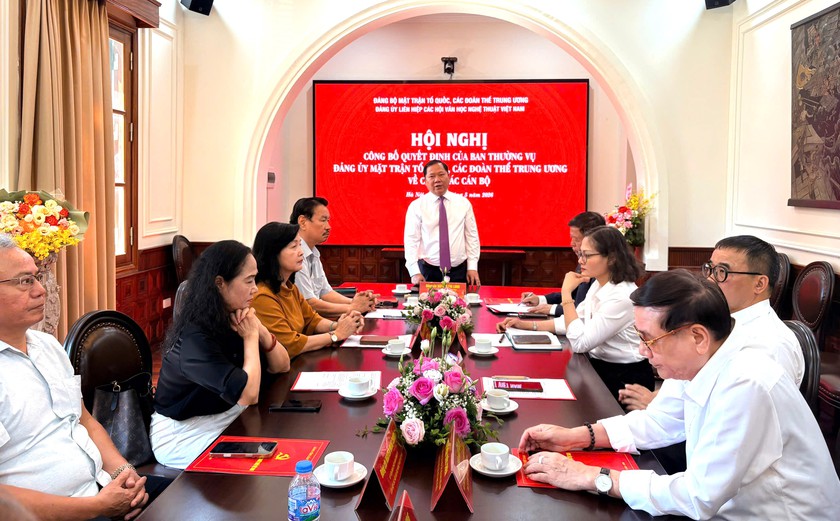 Chỉ định đồng chí Đỗ Hồng Quân giữ chức Bí thư Đảng ủy Liên hiệp các Hội Văn học nghệ thuật Việt Nam - Ảnh 2.