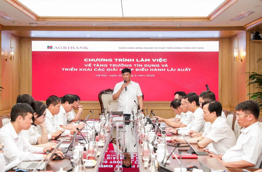 Agribank tăng cường điều h&agrave;nh kinh doanh, th&uacute;c đẩy tăng trưởng t&iacute;n dụng an to&agrave;n, hiệu quả năm 2026- Ảnh 1.